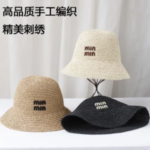 Nouvelles femmes Chapeau de soleil large bord chapeaux de plage femmes été Chapeau de paille pliable Chapeau de soleil Chapeau Femme plage Protection UV Casquette