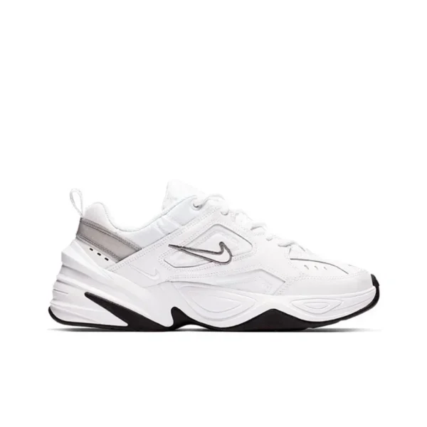 Nike M2K Tekno plate-forme hommes femmes chaussures de course semelle épaisse rétro résistant à l'usure papa chaussures blanc – Image 3