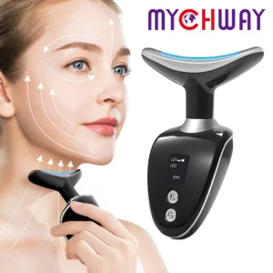 Appareil de Lifting du Visage, Énergie du Cou, des Yeux, Amincissant, EMS, miles de la Peau, Photothérapie, Anti-âge, Double Menton, SAP